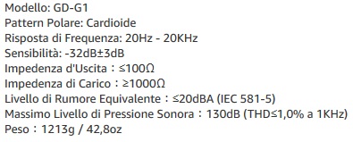 specifiche